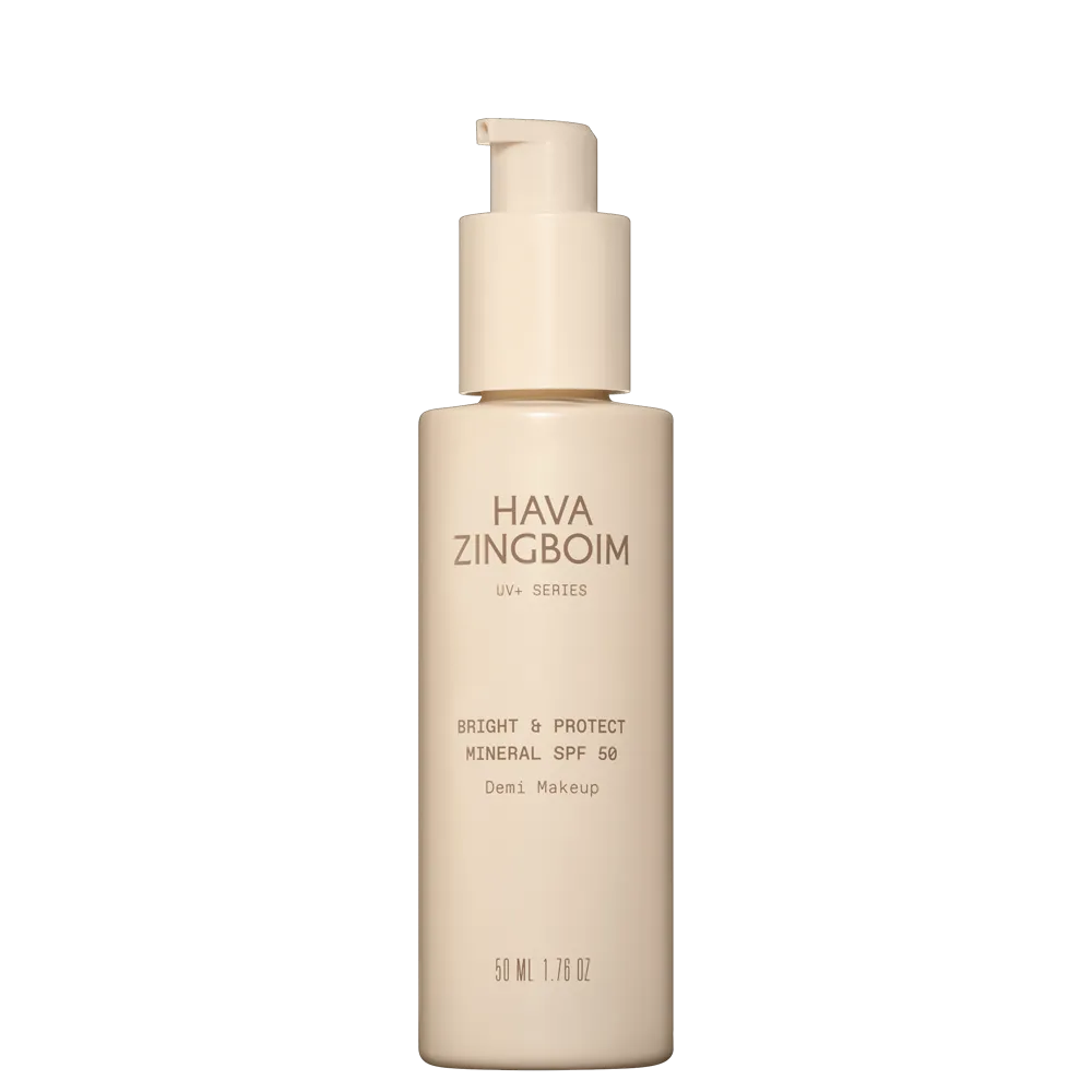 מוצר Hava Zingboim — ברייט & פרוטקט דמי מייקאפ מינרלי SPF50